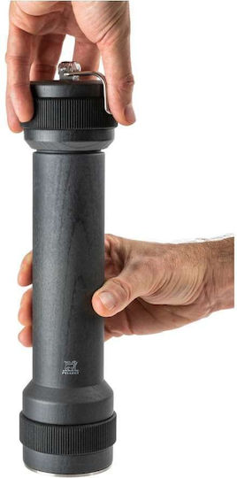 Peugeot Bbq Manual Wooden Pepper Mill 30cm Gray