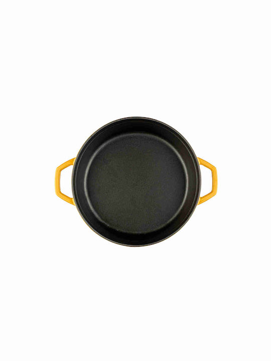 Hosse Solagio Flacher Topf aus Gusseisen 26cm Dijon