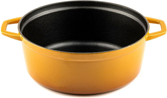 Hosse Solagio Tiefer Topf aus Gusseisen 28cm Dijon