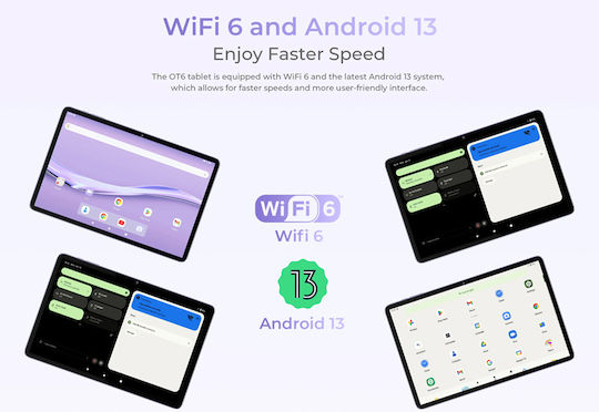 Oukitel OT6 10.1" Tablet (4GB/64GB) Γκρι