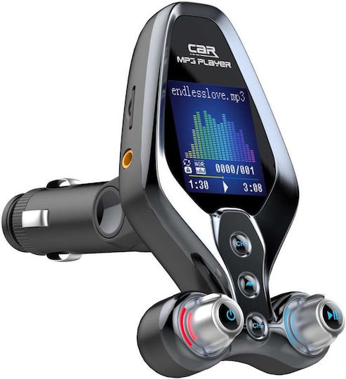 FM Transmitter Αυτοκινήτου με Bluetooth / USB / AUX