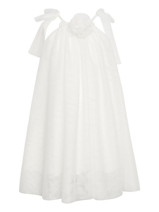 Two In A Castle Kids Dress Tulle White