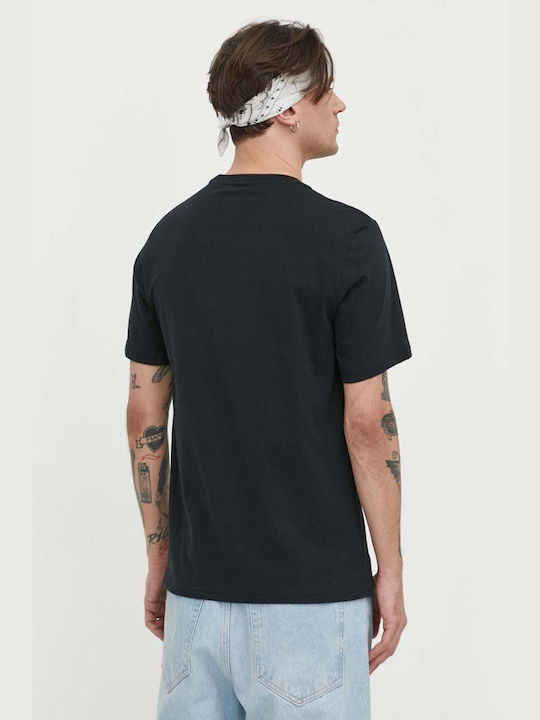 Converse Men's Short Sleeve Blouse Black