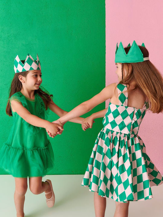 Two In A Castle Kids Set with Skirt 2pcs Green