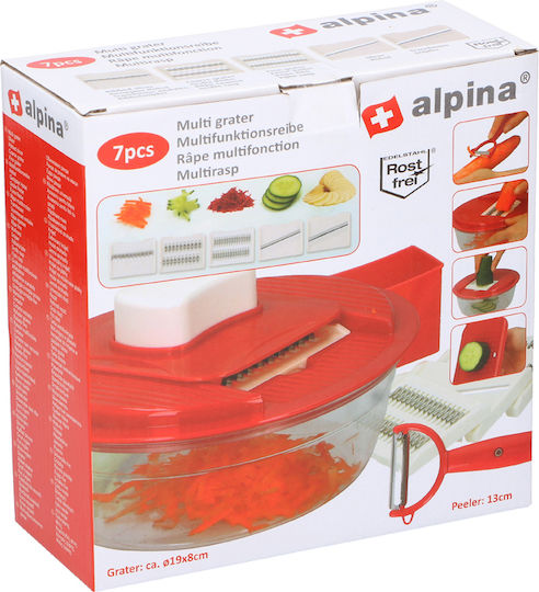 Alpina Appliances Πολυκόπτης Λαχανικών Πλαστικός