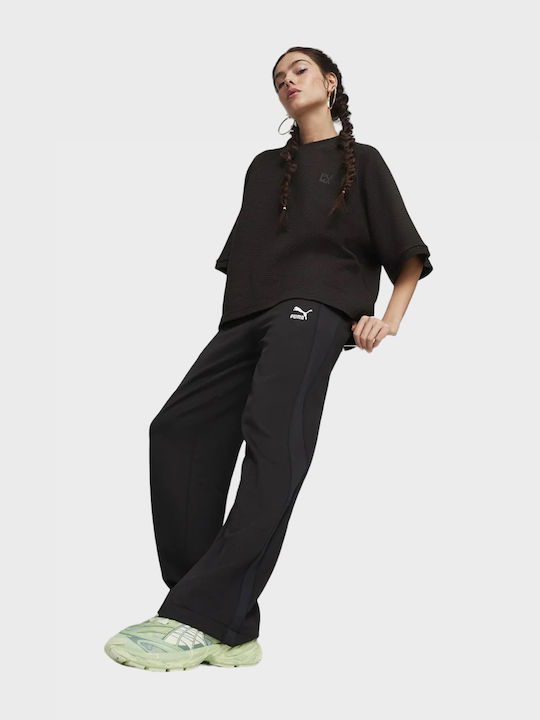 T7 Talie înaltă Pantaloni de Trening Black