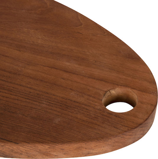 HomeMarkt Rectangular Wooden Chopping Board Yellow 20.5x30cm
