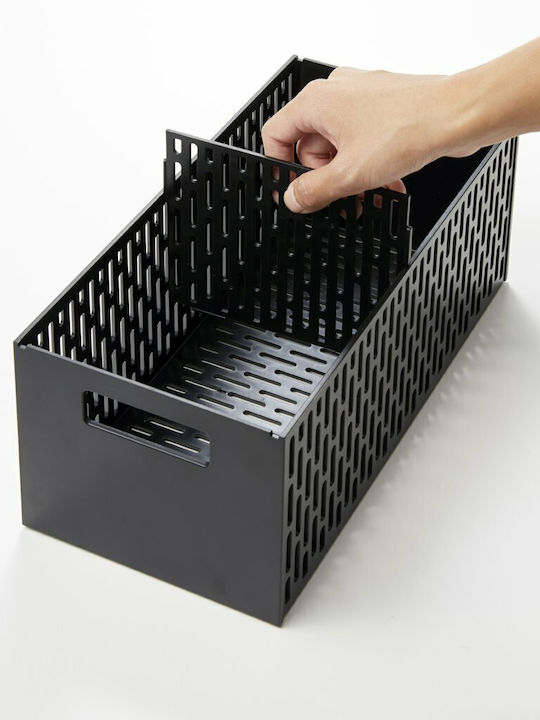 Yamazaki Plastic Storage Basket Black YMZK