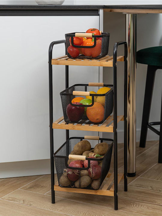 Estia Storage Basket Black 24x17x11cm 1pcs
