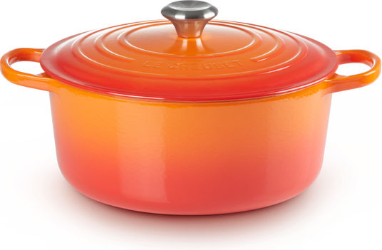Le Creuset Signature Deep Pot made of Cast Iron 6.7lt / 28cm Volcanic