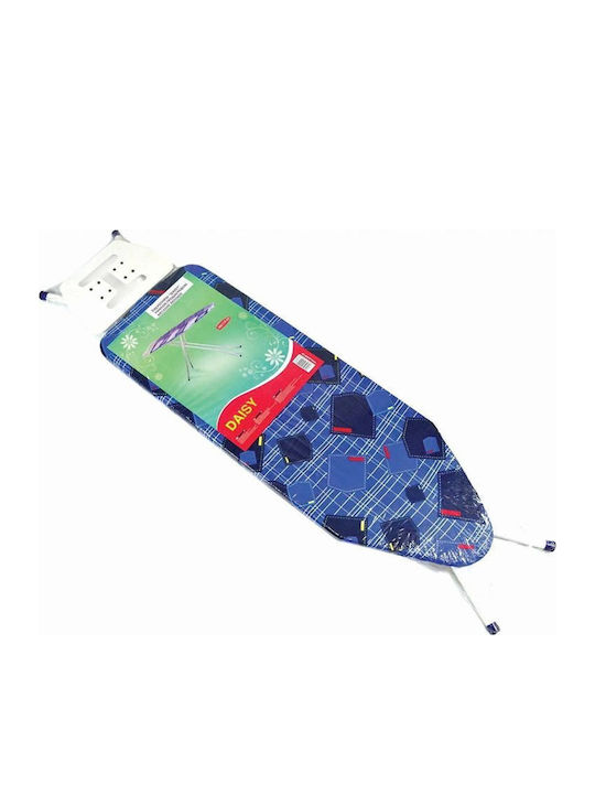 Sidirela Daisy Ironing Board for Steam Iron Foldable Blue 120x38cm