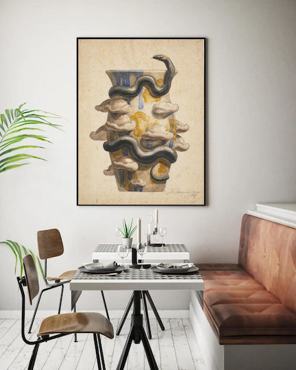 Vase Decorated Gemälde Kunststoff 60x90cm