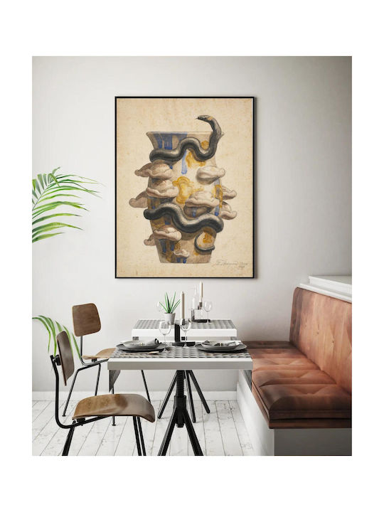 Vase Decorated Gemälde Kunststoff 80x120cm