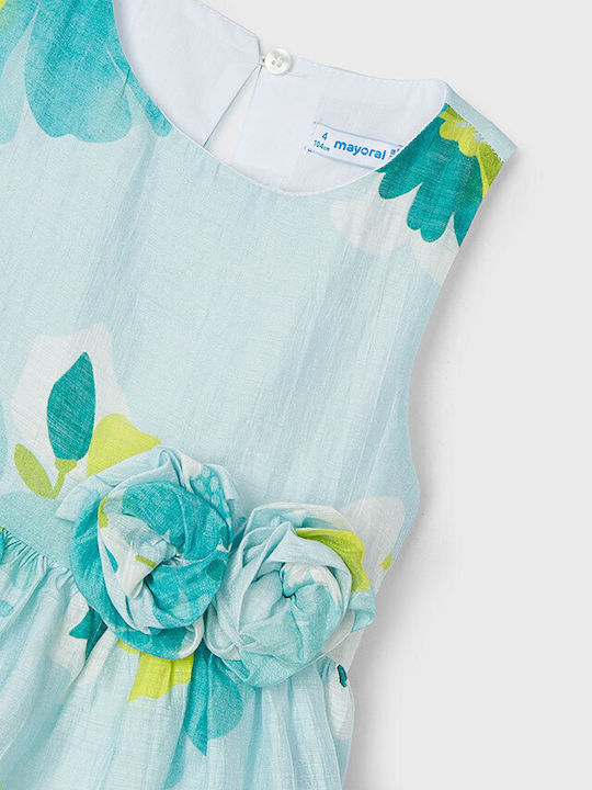 Children's Dress Sleeveless Linen Physical