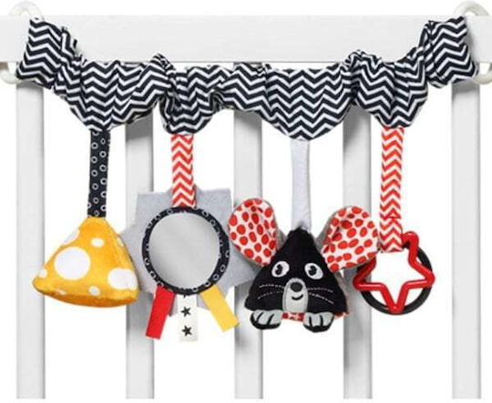 Babyono Cot And Stroller Chain With Mirror Cheese Skip For Newborns