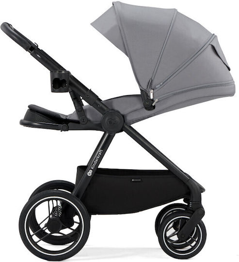 Kinderkraft Nea Reglabil 2 în 1 Cărucior pentru copii Potrivit pentru Nou-născut Platinium Grey