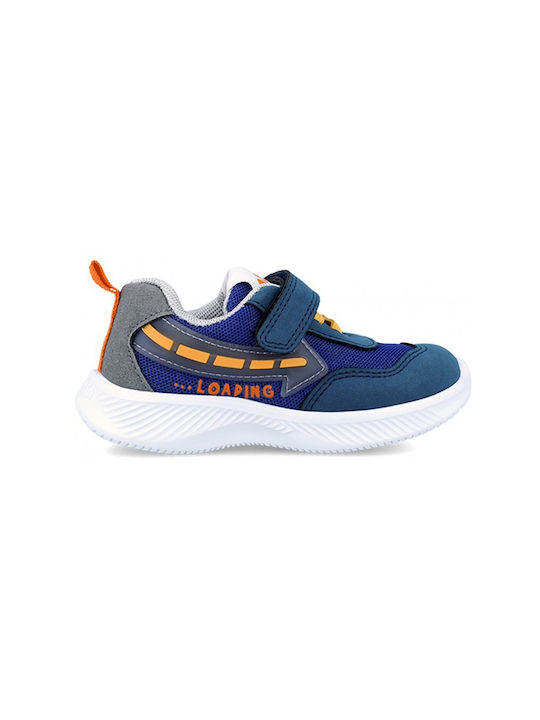 Garvalin Kinder-Sneaker mit Lichtern Blau