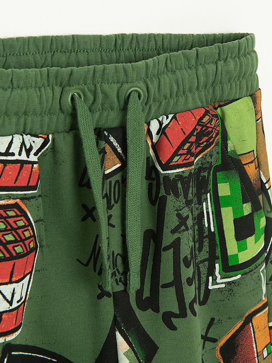 Kids Tracksuit Pants Green