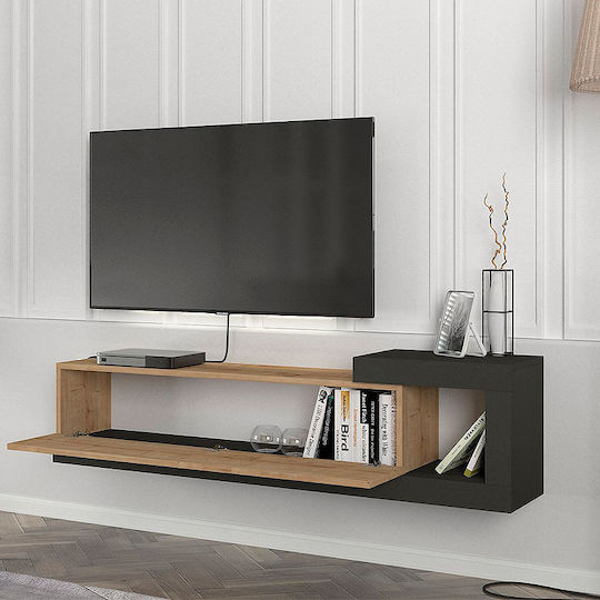 Volare Επιτοίχιο Ανθρακί 150x29.6x38.6εκ. Volare Επιτοίχιο Ανθρακί 150x29.6x38.6εκ.