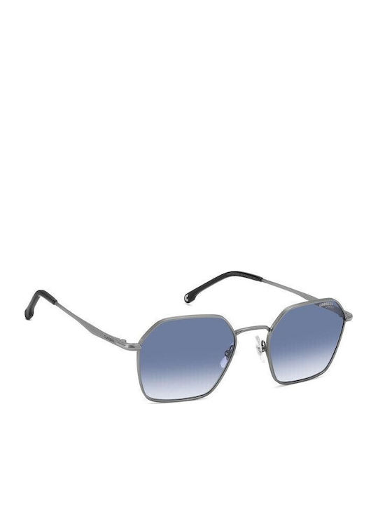 Carrera Unisex Sunglasses with Silver Metallic Frame and Grey Gradient Lens 334/S R81/08