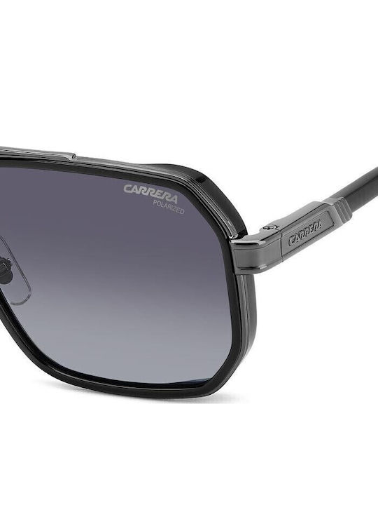 Carrera Men's Sunglasses with Black Frame and Gray Gradient Lens 1069/S ANS/WJ