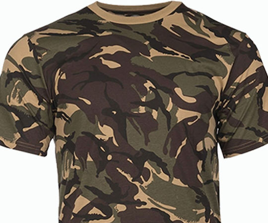 Mil-Tec Short Sleeve T-shirt 100% Cotton Khaki