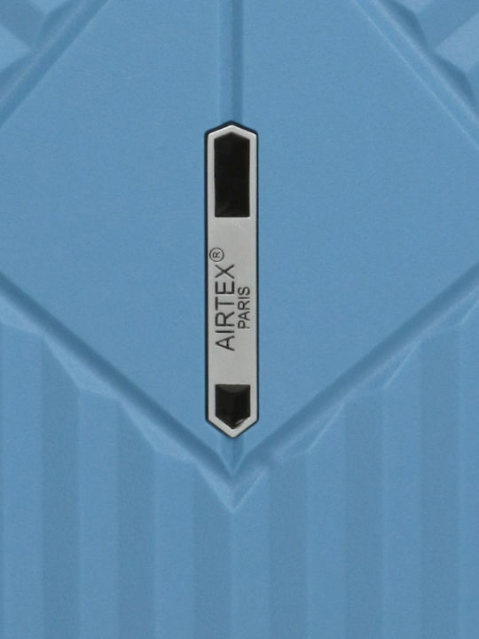Airtex Paris Βαλίτσες Ταξιδιού Σκληρές Σιέλ με 4 Ρόδες Σετ 2τμχ