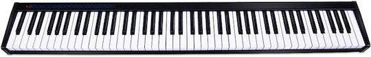 Costway Keyboard MU10098DE-DK with 88 Dynamic Keys with Headphones Black