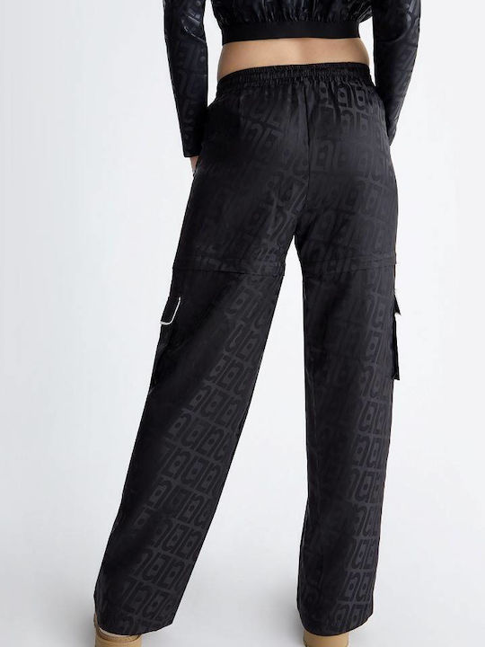 Liu Jo Women's Satin Trousers Black