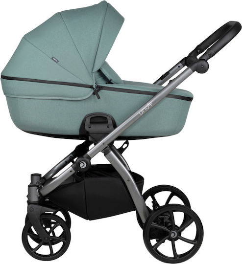 Tutis Uno 5 Plus Verstellbar 2 in 1 Baby Kinderwagen Geeignet für Neugeborene Menta 143