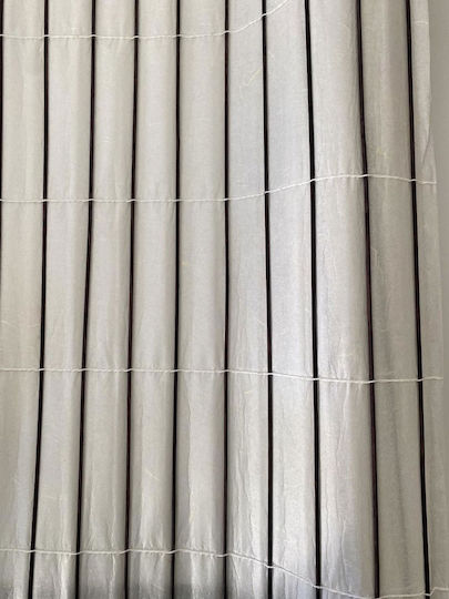 My Deco Bamboo Shading Blind In White Colour W60xH245cm