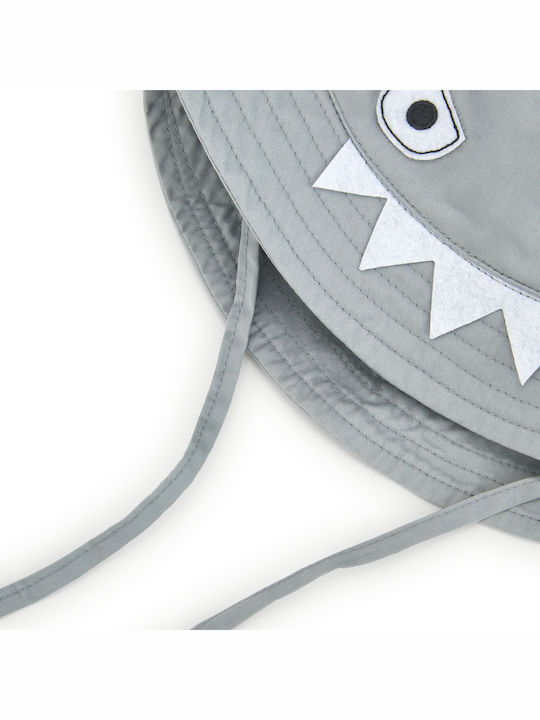 Boboli Kinderhut Bucket Stoff Grau