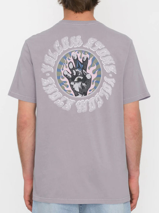 Volcom T-shirt Bărbătesc cu Mânecă Scurtă Violet