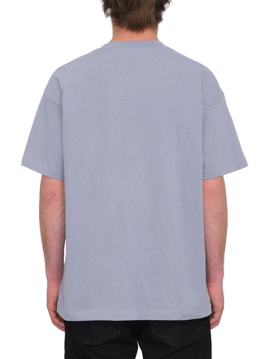 Volcom Ανδρικό T-shirt Κοντομάνικο Μωβ