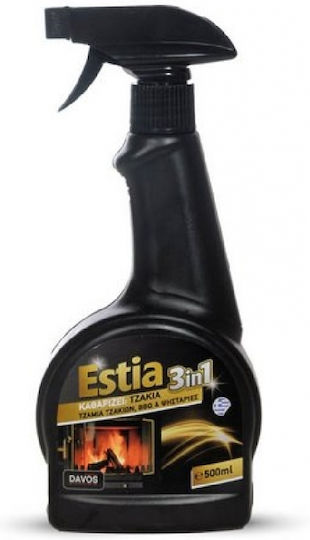 Davos Chemicals N60948 Fireplace Cleaner Liquid for Windows 500ml
