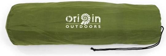 Origin Outdoors Auto-umflare Single Substrat Camping 196x63cm Grosime 2.5cm în culoarea Verde