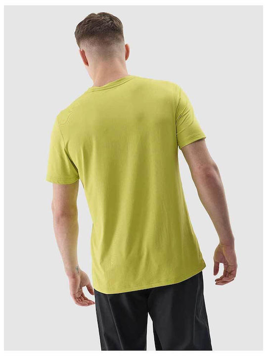 4F Herren Sport T-Shirt Kurzarm Grün