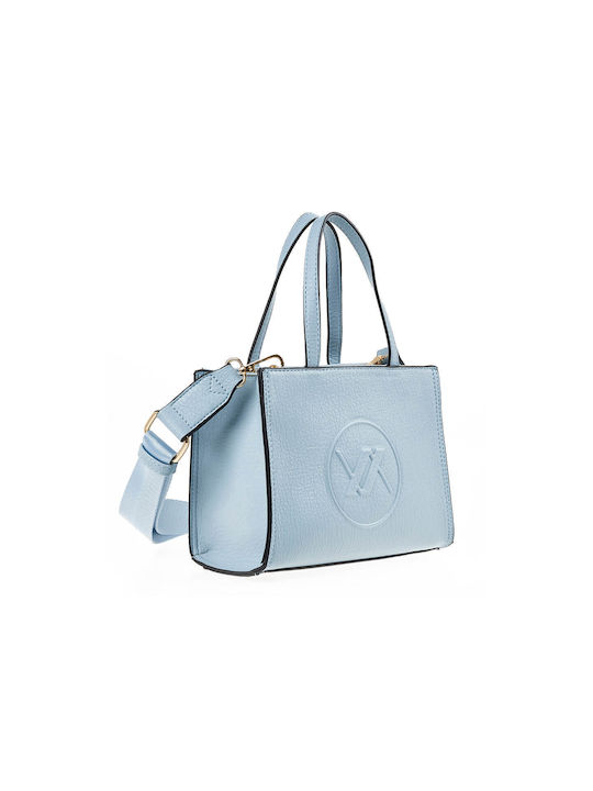 Verde Women's Bag Shoulder Light Blue