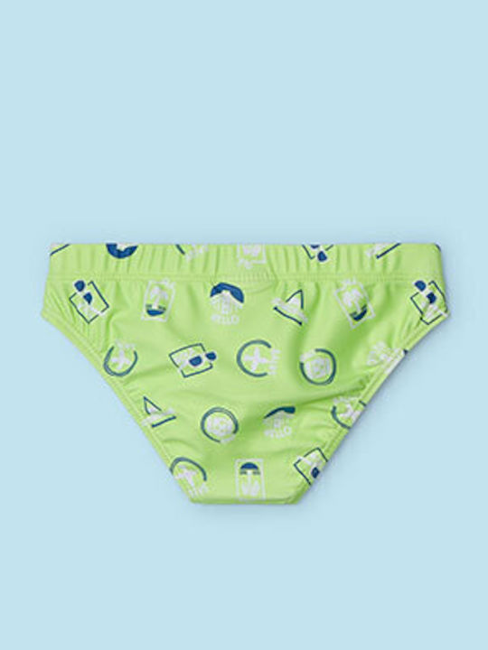 Mayoral Kids Swimwear Swim Briefs Green
