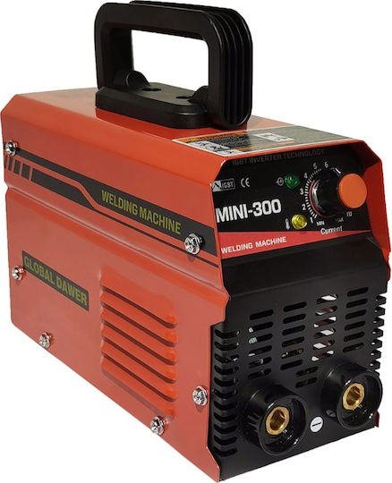 Global Mini 300 Ηλεκτροκόλληση Inverter MMA με Μέγιστο Ρεύμα Συγκόλλησης 300A και Κύκλο Εργασίας 60%