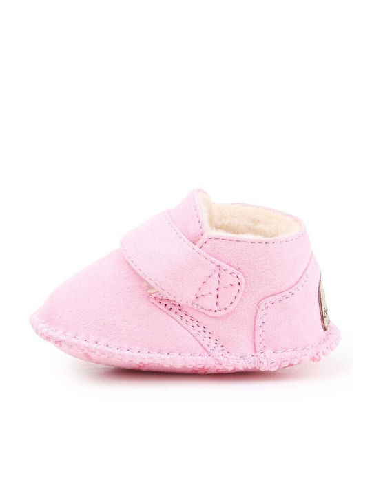 Bearpaw Βρεφικά Παντοφλάκια Αγκαλιάς Ροζ