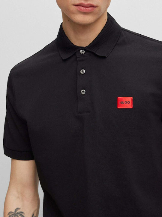 Hugo Boss Men's Short Sleeve Blouse Polo Black