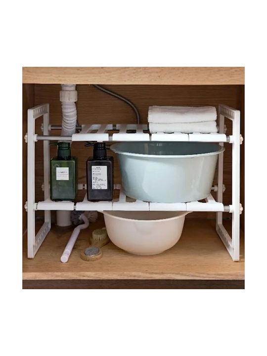 Küchen-Organisationsregale Kunststoff Extendable double ceiling 50-70cm