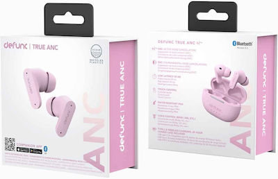 Defunc True ANC In-ear Bluetooth Handsfree Earphones with Sweat Resistance and Charging Case Pink