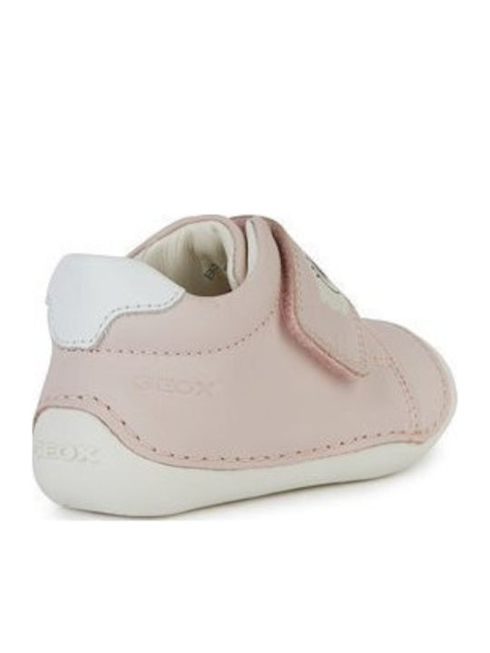 Geox Βρεφικά Sneakers Αγκαλιάς Ροζ Owl
