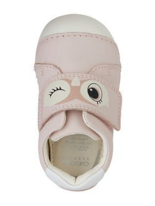Geox Βρεφικά Sneakers Αγκαλιάς Ροζ Owl