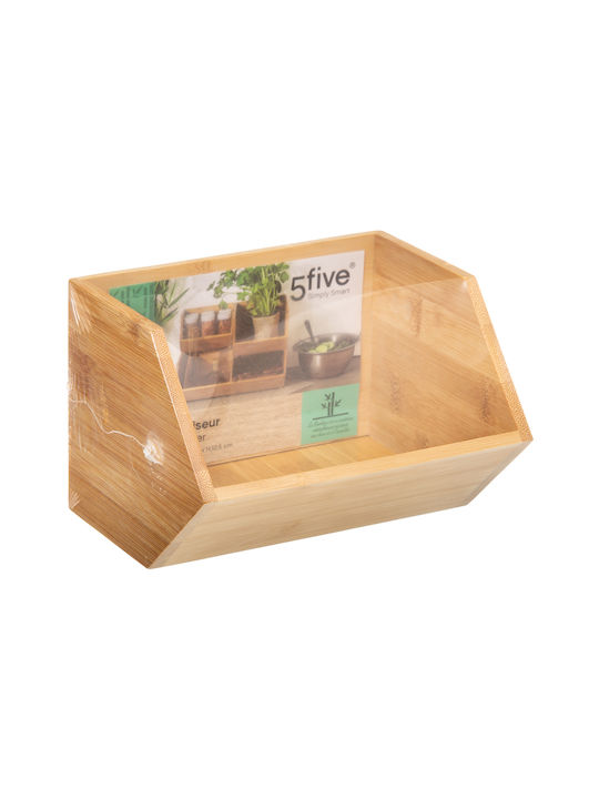 5Five 5Five Tabletop Base F-V Bamboo Bamboo 17.5x15.5x12.5cm Brown