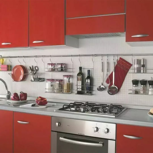 Metaltex Rack Lonardo Βάση για Χαρτί Κουζίνας Μεταλλική Γκρι 35x8x41cm