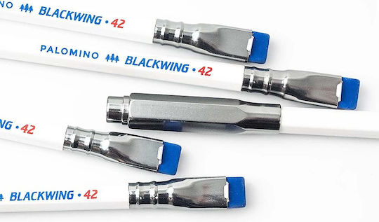 Blackwing Set de 12 Creioane cu Radieră Albe