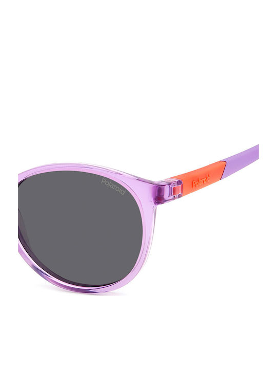 Polaroid Butterfly Kids Sunglasses with Polarized Lens Purple for 4-6 Years